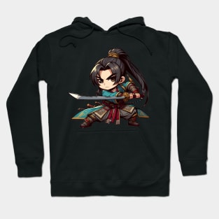 Chibi dinasty warior samurai Hoodie